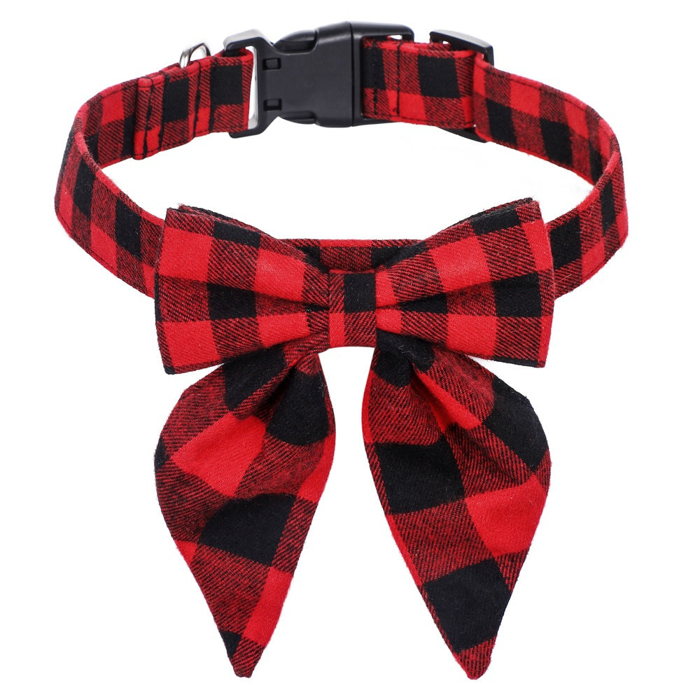 Christmas Dog Bow Tie Collar