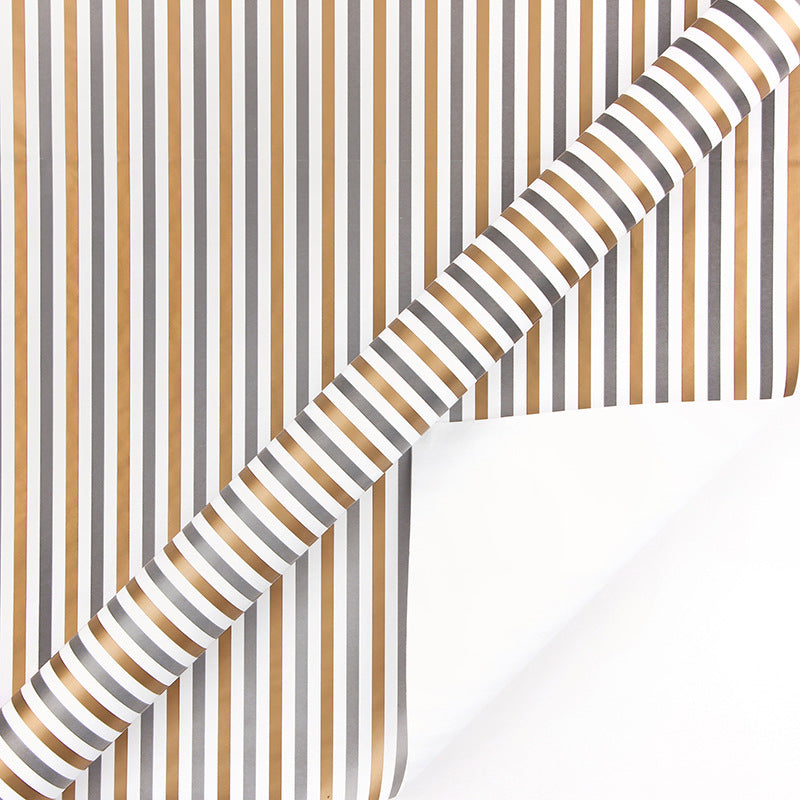 Minimalist Bronze Gold Polka Dot Gift Wrapping Paper