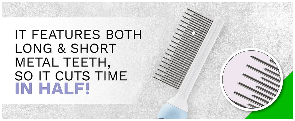 Pet Grooming Needle Comb — Fur Cleaning Brush for Dogs & Cats