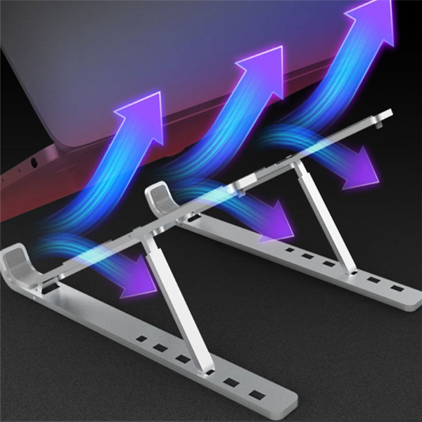 Adjustable Aluminum Laptop Stand with Six Heights