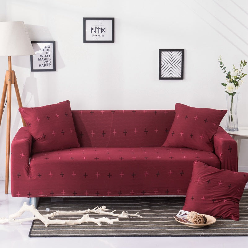 Elastic Sofa Cover Full Set for Christmas Decoration