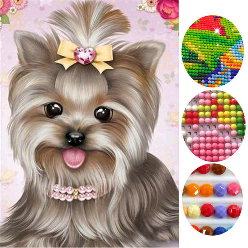 Dog-Themed Diamond Painting Decor Kit