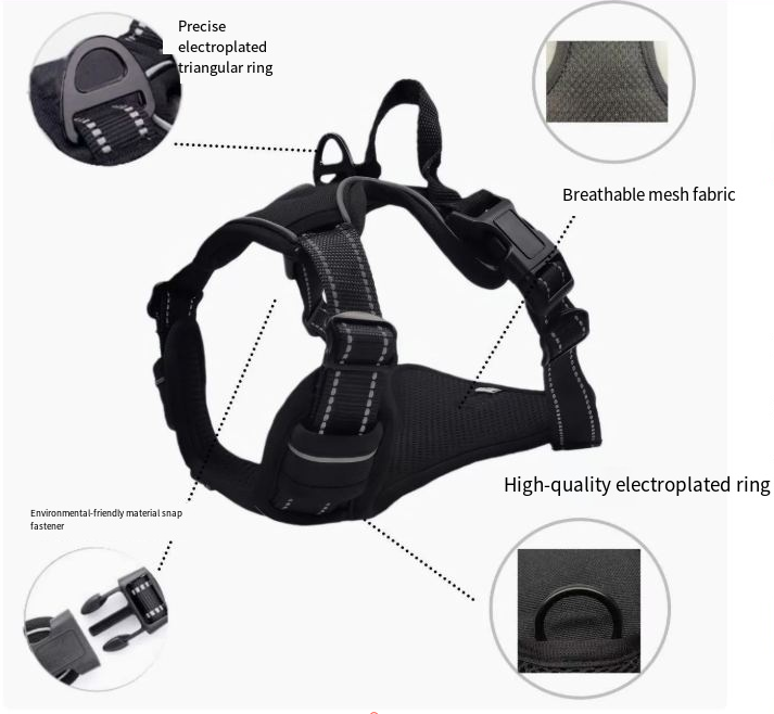 Hi-Vis Nylon Dog Harness