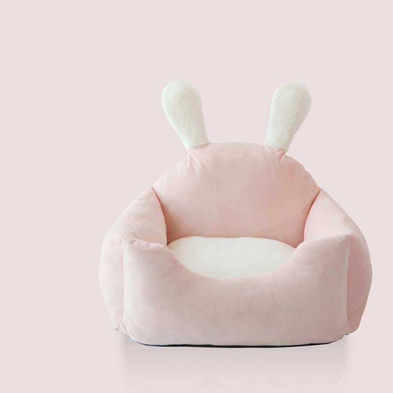 Universal Dog Bed with Washable Cushion — Cozy & Easy-Clean Pet Bed