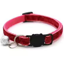 Adjustable Cat Collar with Bell, 19–32 cm