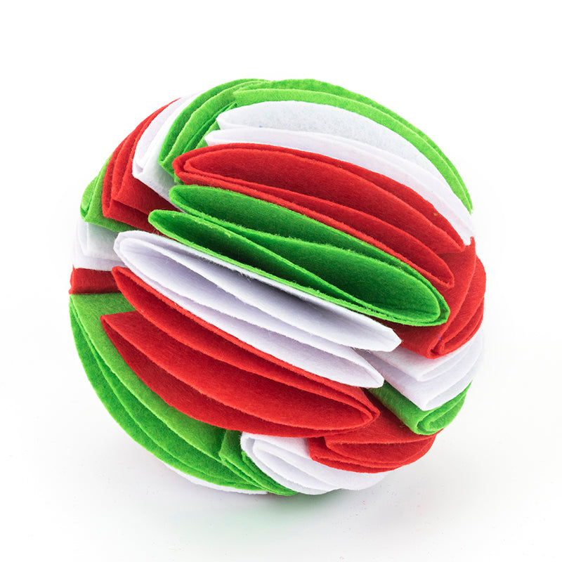 Foldable Polar-Fleece Snuffle Ball for Pets