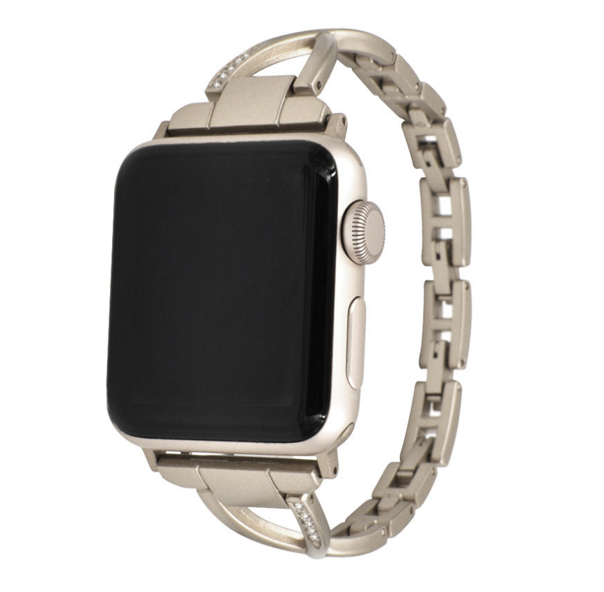 Diamond X-Type Stainless Steel Apple Watch Band