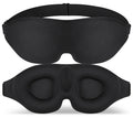 3D Black Sleep Mask for Travel and Relaxation
