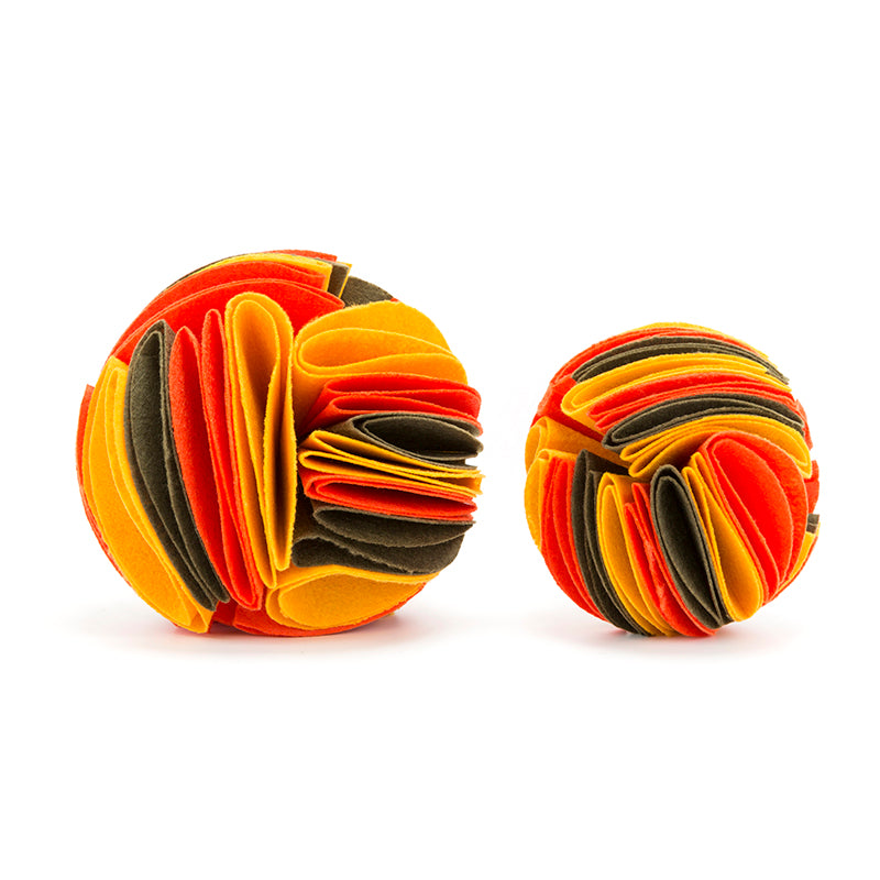 Foldable Polar-Fleece Snuffle Ball for Pets