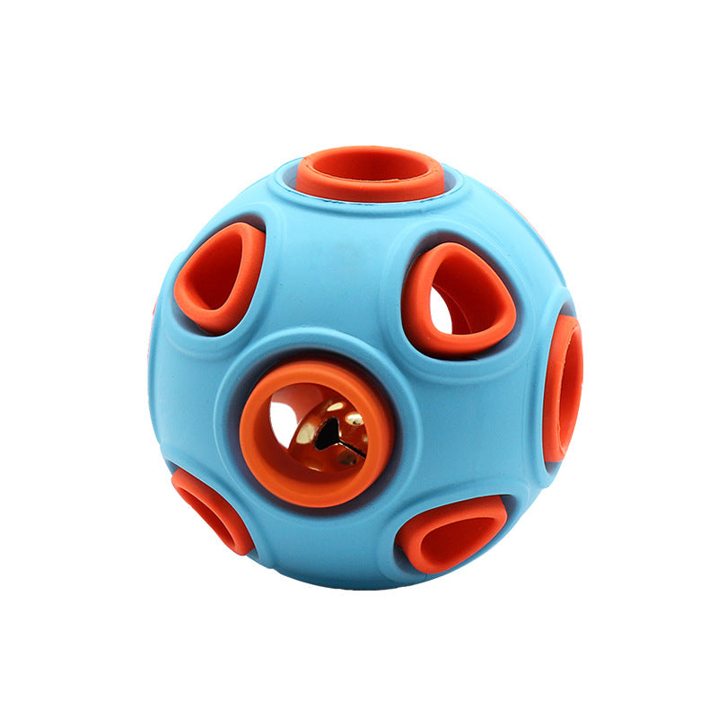 Glow-in-the-Dark Dog Chew Toy Ball — Durable Rubber Toy for Medium & Large Dogs