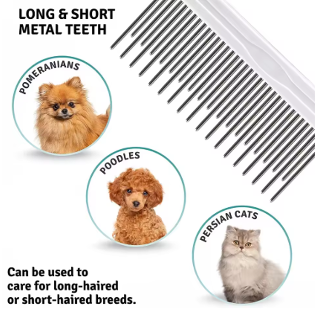 Pet Grooming Needle Comb — Fur Cleaning Brush for Dogs & Cats
