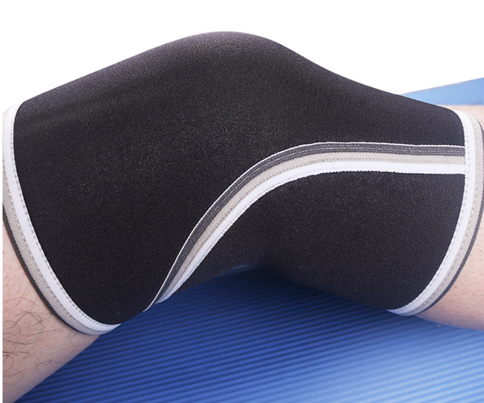 Thick Weightlifting Knee Sleeves, 7mm Neoprene Support