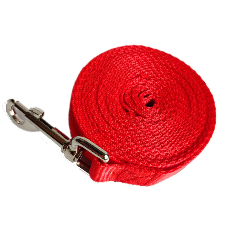 Long Dog Rope Leash — Durable 2.5cm Wide Training & Walking Leash for Dogs