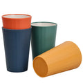 Set of 4 Unbreakable Wheat Straw Toothbrush Cups