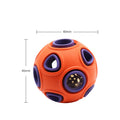 Glow-in-the-Dark Dog Chew Toy Ball — Durable Rubber Toy for Medium & Large Dogs