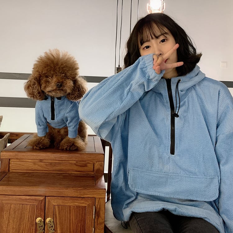 Family Style Corduroy Pet Jackets