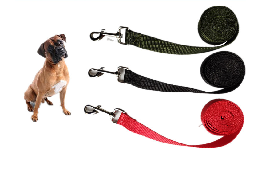 Long Dog Rope Leash — Durable 2.5cm Wide Training & Walking Leash for Dogs