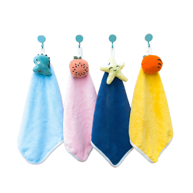 Hanging Absorbent Towel for Kids and Kitchen Use