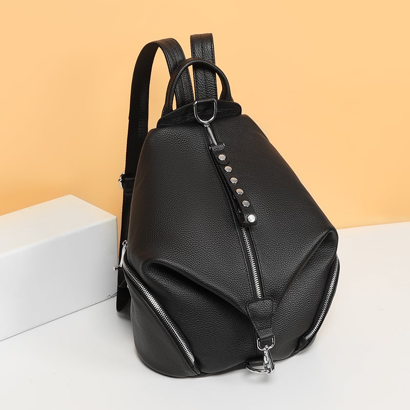 Geneva Women's Anti-Theft Leather Bag