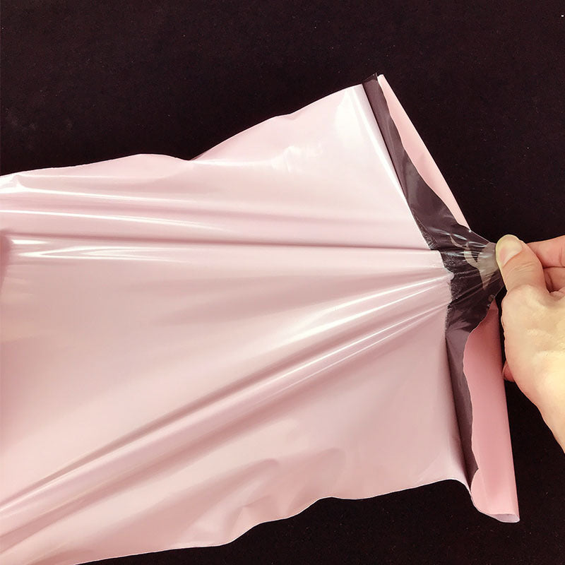 Custom Thick Waterproof Pink Mail Packaging Bags