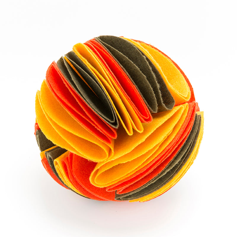 Foldable Polar-Fleece Snuffle Ball for Pets