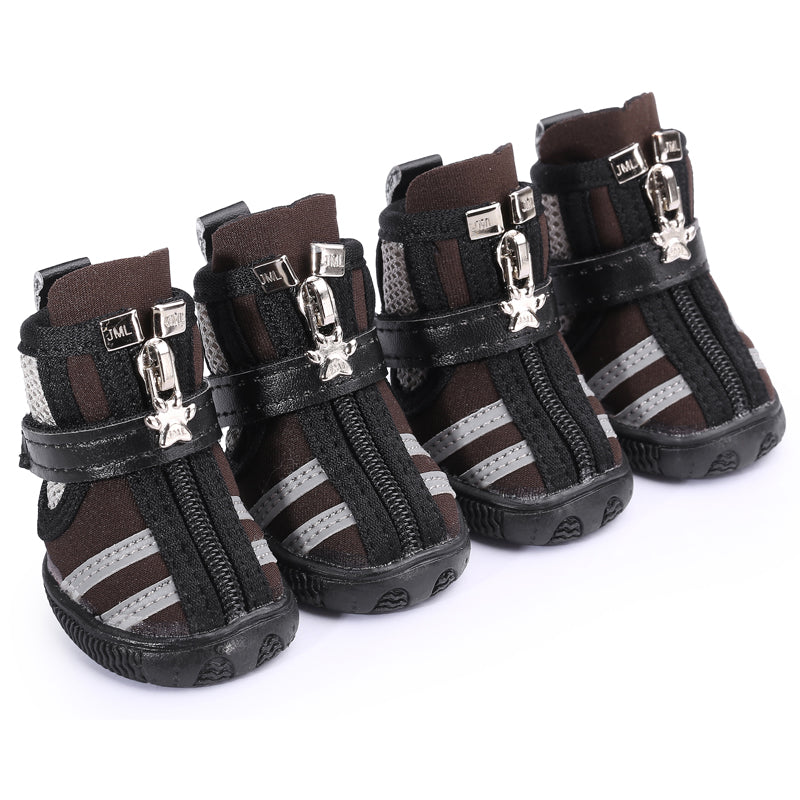 Camel Sports Style Pet Shoes for Indoor & Outdoor Use