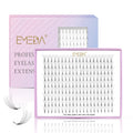 EMEDA 180 Fans Premade Fans Eyelash Extensions Thin Base 8D Stable D Curl Pointy Base Premade Lash Extensions Fans Pre Fanned Volume Lash Extensions (8D 0.07 D 15mm)
