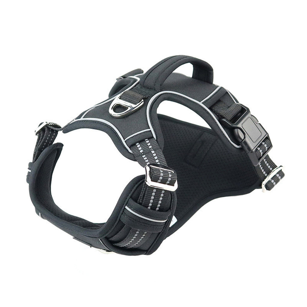 Dog Harness with Handle and Reflective Strip