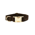 Velvet Fabric Dog Collar for Pets