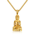 Religious Totem Pendant - 5.2CM Gold Stainless Steel