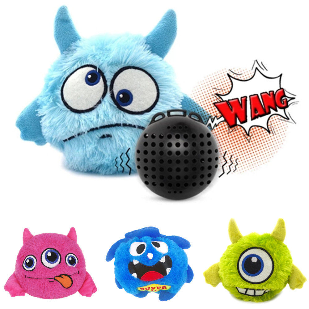 Interactive Plush Dog Toy
