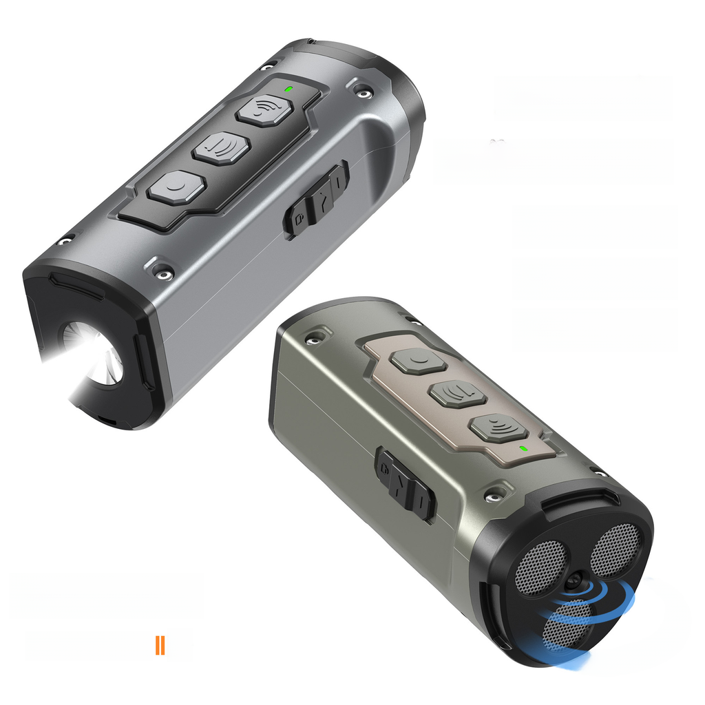 Ultrasonic Dog Repeller with Flashlight — Safe Anti-Bark & Dog Deterrent Device