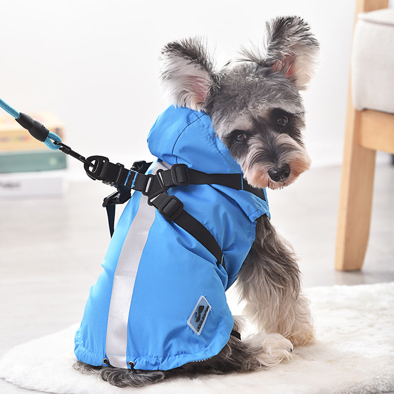 Dog Raincoat Windbreaker for Outdoor Walks