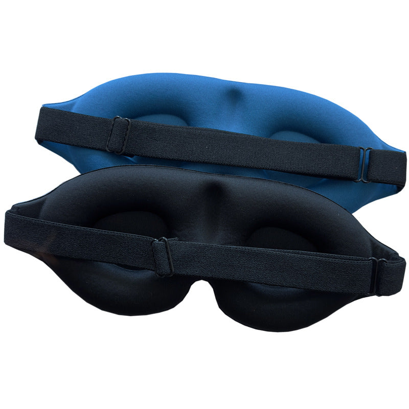 3D Black Sleep Mask for Travel and Relaxation