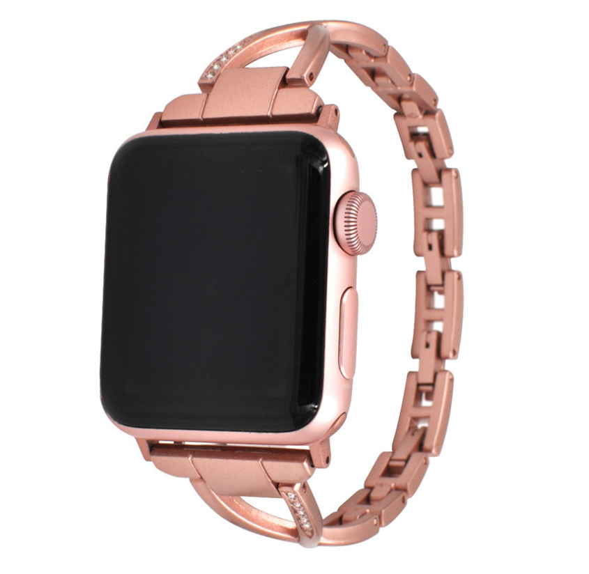 Diamond X-Type Stainless Steel Apple Watch Band