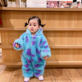 Cute Animal Baby Jumpsuit with Hooded Zipper