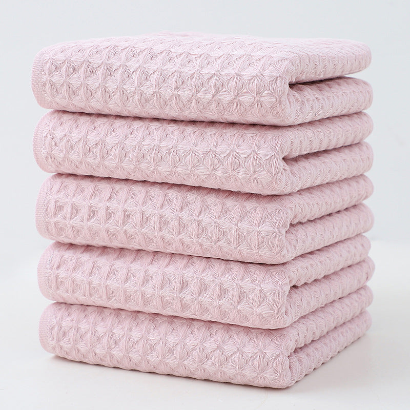5-Pack Cotton Waffle Towels for Employee Gifts