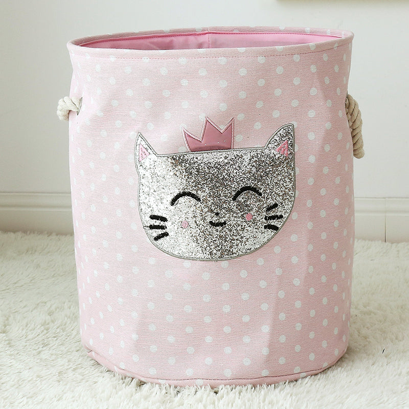Foldable Laundry Basket for Kids' Toys and Clothes