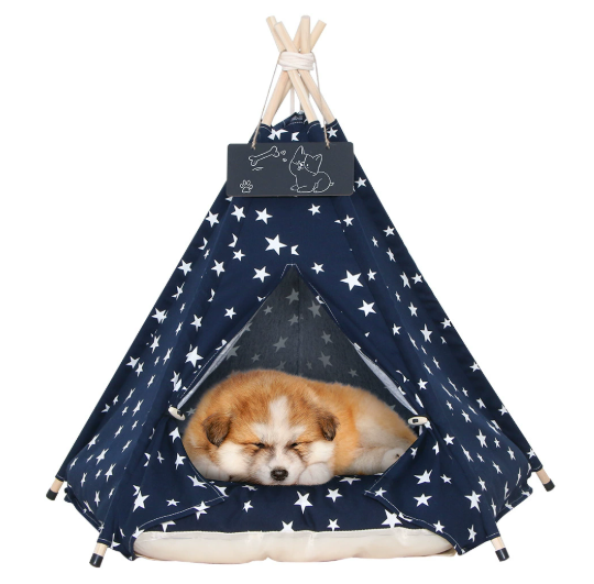 Canvas Pet Tent with Optional Cushion