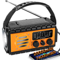 QAUYYW 74000mWh Emergency Radio with NOAA Weather Alert Portable Ha...
