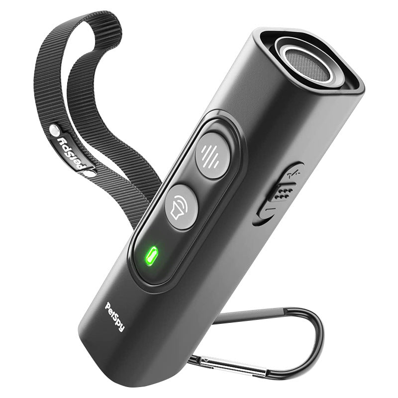 Ultrasonic Dog Repeller with Flashlight — Safe Anti-Bark & Dog Deterrent Device