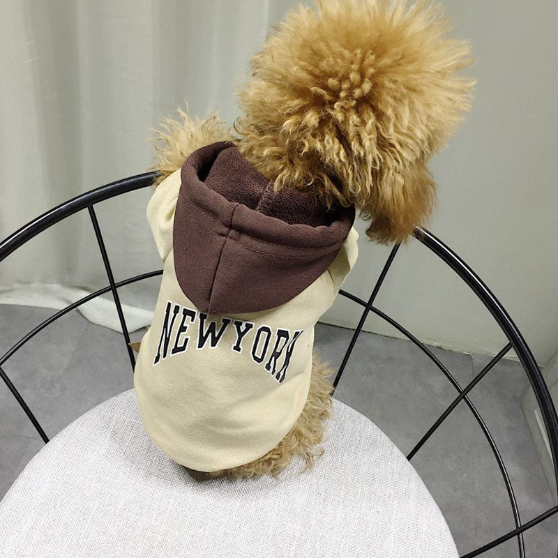 Terry Cotton Pet Hoodie Sweatshirt