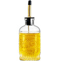 gegewawa Olive Oil Dispenser Bottle for Kitchen with Metal Spout Glass Oil Bottles 7OZ Ele