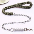 Hand-Woven Pet Leash for Stylish Walks — Durable Braided Dog Leash