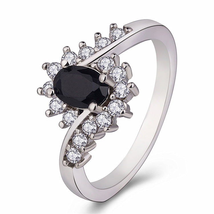 Elegant Oval Main Stone Ring