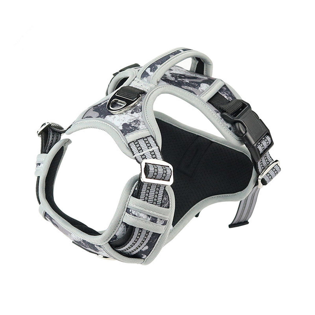Dog Harness with Handle and Reflective Strip