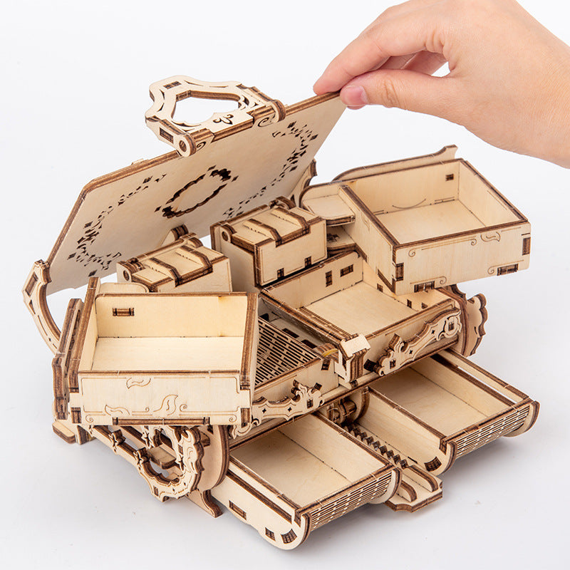 3D Wooden Puzzle Mechanical Model for DIY Gifts
