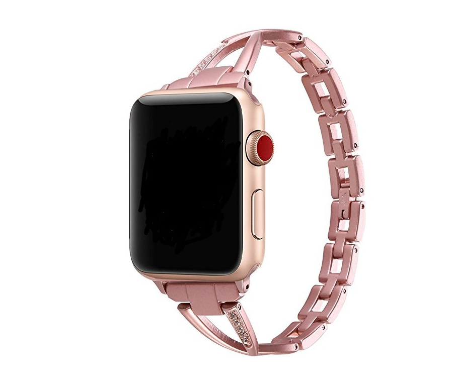 Diamond X-Type Stainless Steel Apple Watch Band