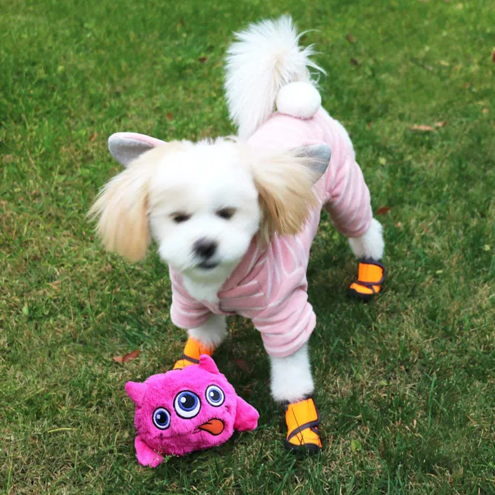 Interactive Plush Dog Toy