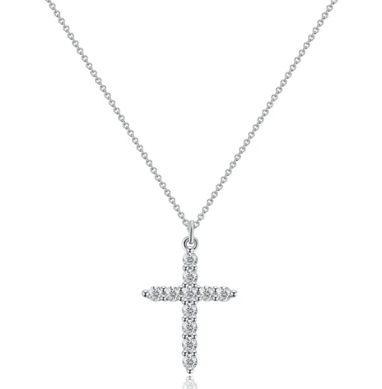 Cross Zircon Full Diamond Crown